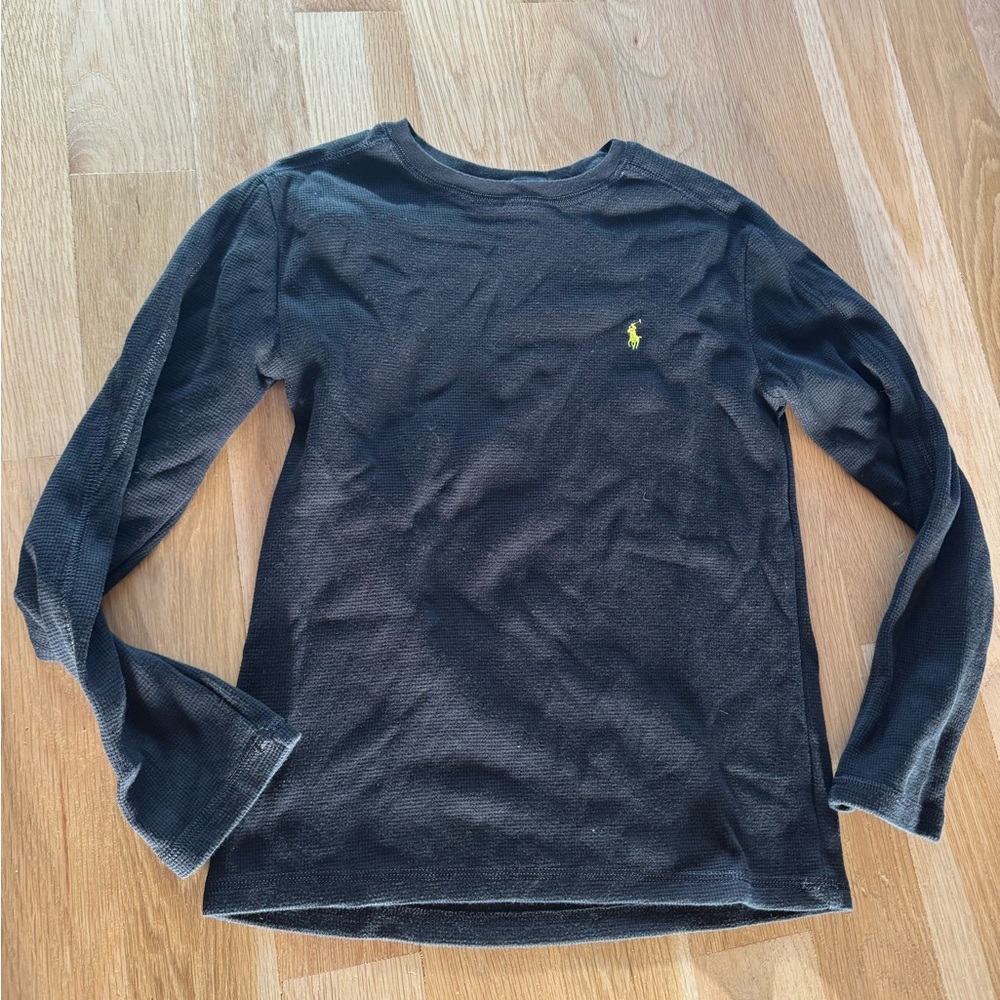Polo by Ralph Lauren Black Crew Neck Shirt